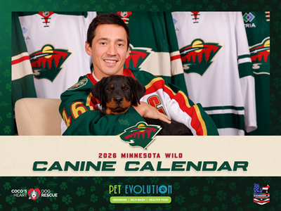 2026 Minnesota Wild Canine Calendar